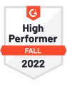 G2 High Performer Fall 2022